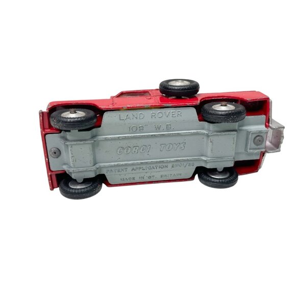 Vintage Corgi Toys Land Rover 109 WB Recovery Truck Original Red Diecast - Picture 11 of 13